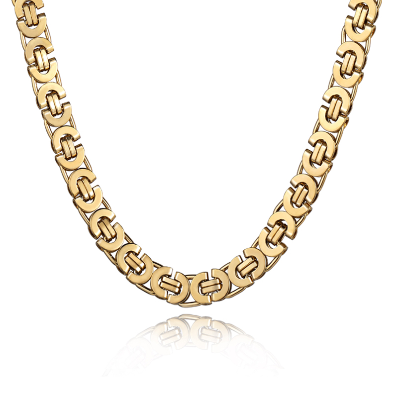 Byzantine Chain in 14K Yellow Gold, 22